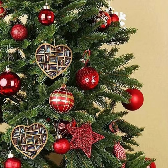 Christmas Decor Home Decor Car Decor Book‎ Lovers Acrylic Ornament - Picture 7 of 11